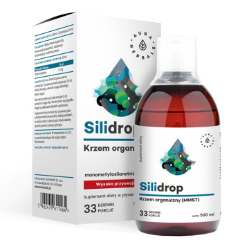 Aura Herbals Silidrop krzem organiczny MMST Silcium G5 w płynie 500 ml