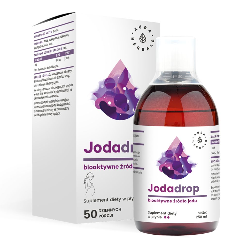 Aura Herbals Jodadrop - bioaktywne źródło jodu 250 ml