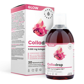 Aura Herbals Colladrop Glow 5000 mg Kolagen Morski 500 ml