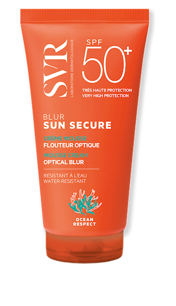 SVR Sun Secure Blur  SPF 50 Krem w piance ujednolicający koloryt skóry, 50 ml