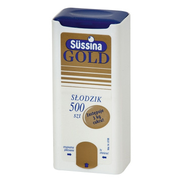 Sussina Gold słodzik z dozownikiem 500 tabletek