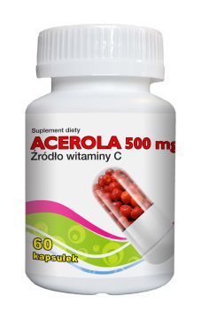 Gorvita, Acerola 500 mg, 60 kapsułek