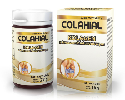 Colahial, kolagen z kwasem hialuronowym, 60 kapsułek