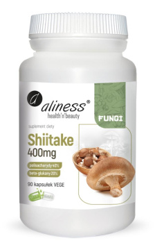 Aliness Shiitake 400 mg  90 kapsułek  vege