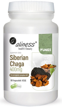 Aliness Siberian Chaga 400 mg  90 kapsułek vege