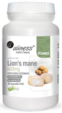 Aliness Lion's Mane 400 mg  90 kapsułek vege