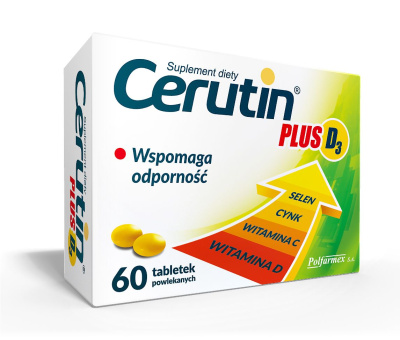 Cerutin Plus D3, 60 tabletek