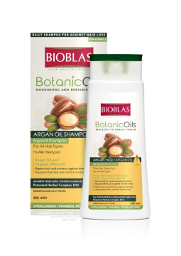 Bioblas Botanic Oils ziołowy szampon przeciw wypadaniu do włosów z olejem arganowym 360 ml