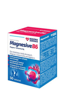 Rodzina Zdrowia MagnesiveB6, 50 tabletek