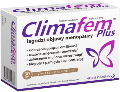 Climafem Plus, 30 tabletek powlekanych