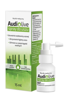 Audiolive spray do uszu 15 ml
