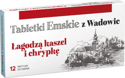 Tabletki Emskie z Wadowic 12 pastylek do ssania
