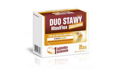 Glukozamina Duo Stawy Maxiflex (smak pomarańczowy), 30 tabletek musujących