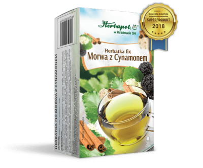 Herbata Morwa z Cynamonem FIX, 20 saszetek