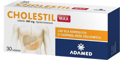 Cholestil MAX 200 mg 30 tabletek