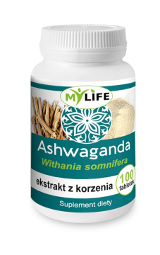 Ashwaganda, ekstrakt z korzenia, 100 tabletek