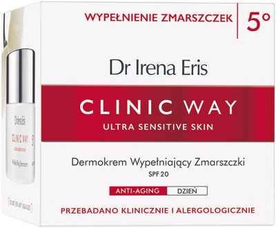 Dr Irena Eris Clinic Way Dermokrem Wypełniający Zmarszczki 5° Na Dzień SPF20 50 ml