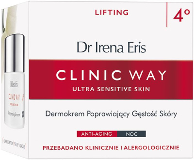 Dr Irena Eris Clinic Way Dermokrem Poprawiający Gęstość Skóry 4° Na Noc 50 ml