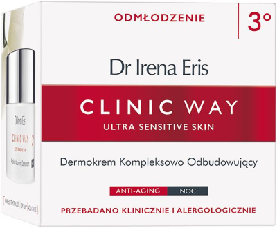 Dr Irena Eris Clinic Way Dermokrem Kompleksowo Odbudowujący 3° Na Noc 50 ml