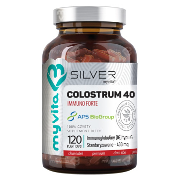 MyVita Colostrum Immuno 40, 120 kapsułek