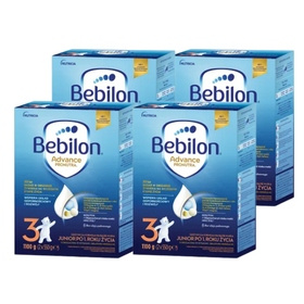 Bebilon 3 z Pronutra Advance, czteropak - 4 x 1100 g