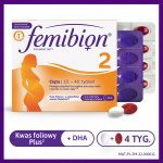 Femibion 2, Ciąża 13-40 tydzień, 28 tabletek + 28 kapsułek