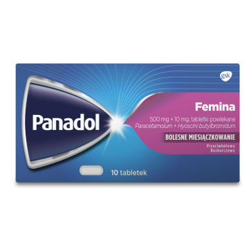 Panadol Femina, 10 tabletek