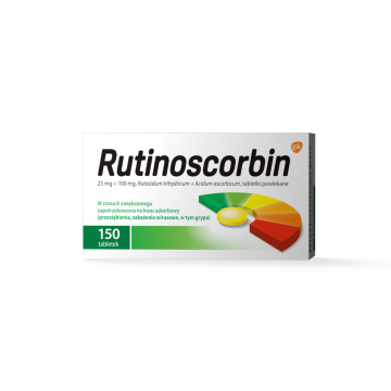 Rutinoscorbin, 150 tabletek powlekanych