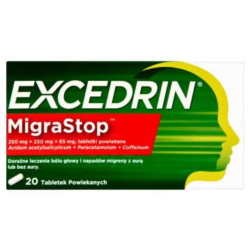 Excedrin Migrastop, 20 tabletek