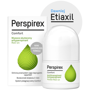 Perspirex Comfort Antyperspirant roll-on (2-3 dni) - skóra delikatna i wrażliwa 20ml