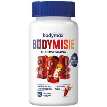 Bodymax Bodymisie Multiwitamina, 60 żelków o smaku coli