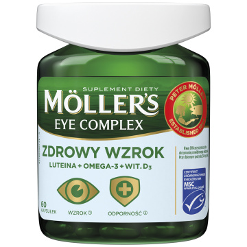 Mollers Eye Complex Zdrowy wzrok, 60 kapsułek