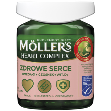 Mollers Heart Complex Zdrowe Serce, 60 kapsułek