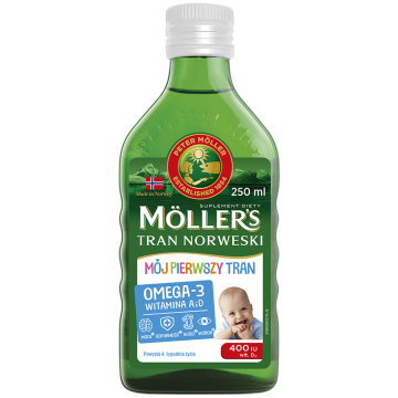 Mollers Mój Pierwszy Tran Norweski, 250 ml