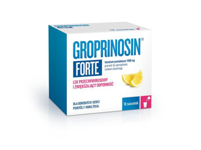 Groprinosin Forte, 1000 mg, 10 saszetek