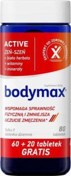 Bodymax Active 60 tabletek + 20 tabletek gratis