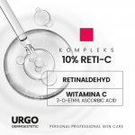 Urgo Dermoestetic, Reti-Renewal odbudowująco-odmładzające serum z 10% kompleksem RETI-C na bazie retinaldehydu i witaminy C, 30 ml