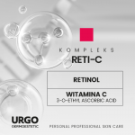 Urgo Dermoestetic, Reti-Renewal promocyjny zestaw odbudowująco-odmładzający-  RETI-C Krem aktywujący 2 x 5 ml + maska 4 x 3 ml + serum pozabiegowe 10 ml