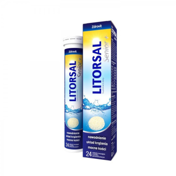Zdrovit Litorsal Senior +, 24 tabletki musujące
