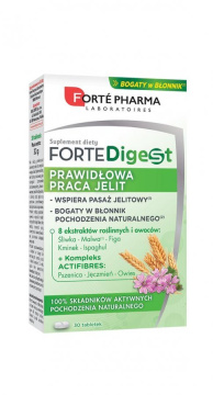 ForteDigest, prawidłowa praca jelit, 30 tabletek