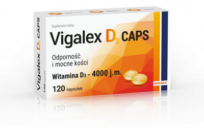 Vigalex D3 caps 4000 j.m., 120 kapsułek