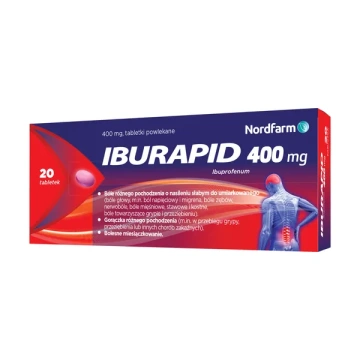 Iburapid 400 mg,  20 tabletek