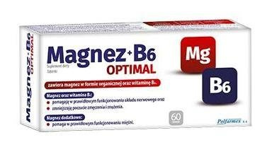 Magnez + B6 Optimal, 60 tabletek