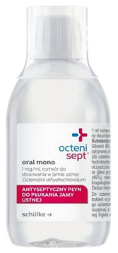 Octenisept oral mono, antyseptyczny płyn do płukania jamy ustnej, 250 ml