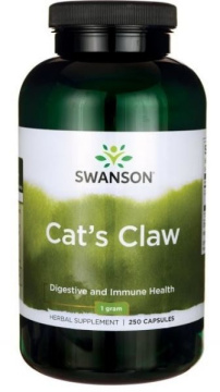 Swanson Cat's Claw (koci pazur) 500 mg, 250 kapsułek