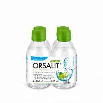 Orsalit drink o smaku jabłkowym, 4 x 200 ml