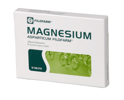 Magnesium Asparticum, 50 tabletek