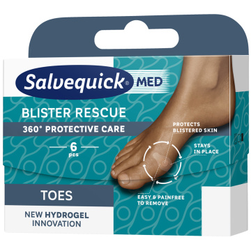 Salvequick Blister Rescue plastry na pęcherze na palcach x 6 szt