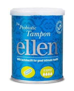 Ellen, tampon probiotyczny, Super, 8 sztuk