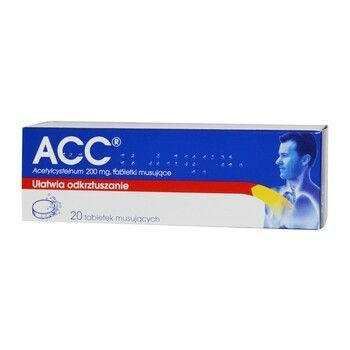ACC MAX 200 mg, 20 tabletek musujących